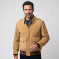 Men’s A-2 Pilot Suede Flight Bomber Jacket