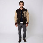 Hotline Miami Men’s Wool Bomber Varsity Jacket – Retro Letterman Style