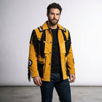 Men’s Traditional Western Leather Jacket – Vintage Frontier Style