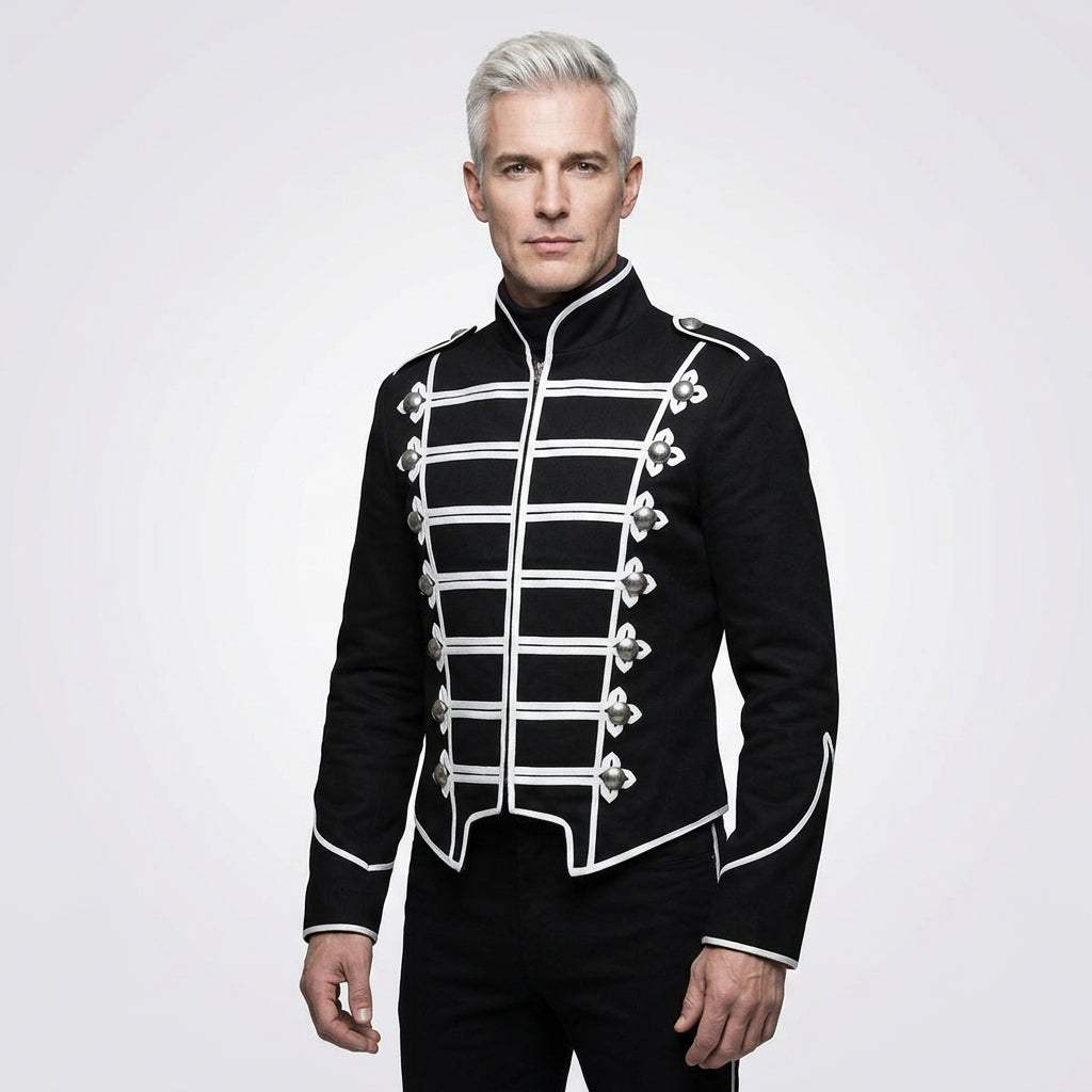 Men’s Marching Band Military Drummer Jacket – Parade Uniform Style Coat