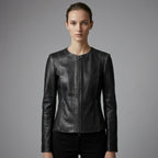 Men’s Black Essential Leather Jacket