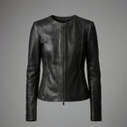Men’s Black Essential Leather Jacket