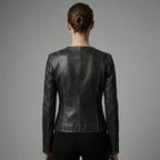 Men’s Black Essential Leather Jacket