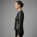 Men’s Black Essential Leather Jacket