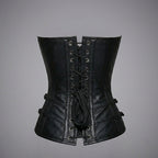 Midnight Leather Corset