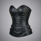 Midnight Leather Corset