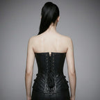 Midnight Leather Corset