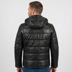 Men’s Sportswear Leather Down Jacket