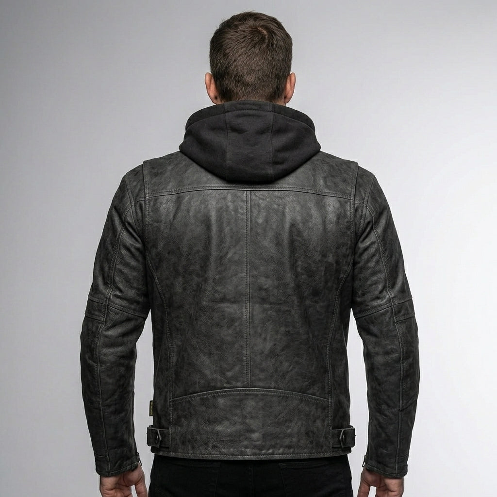 Men’s Urban Drifter Leather Jacket – Street & Stee