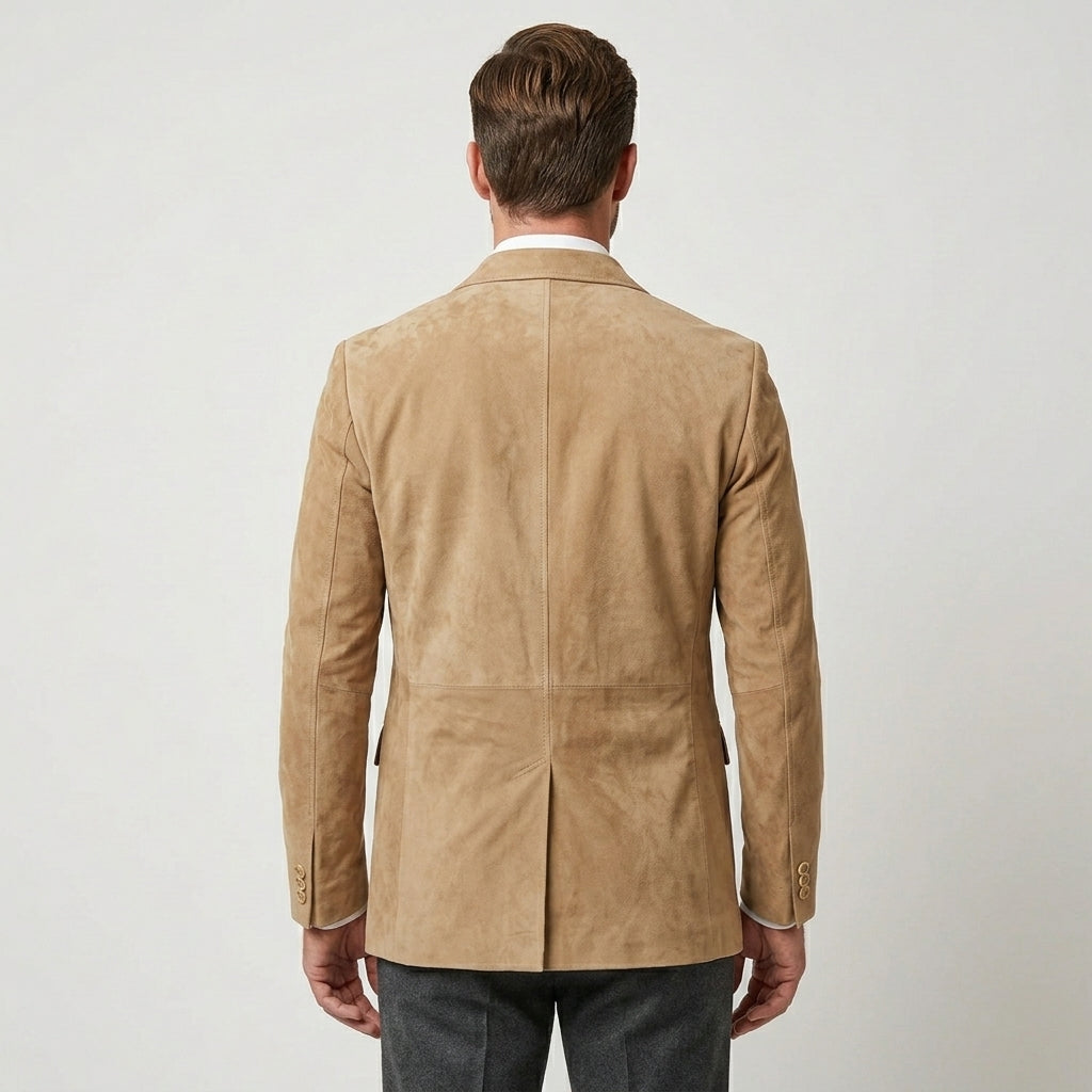 Men’s Real Suede Leather Blazer jacket
