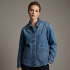 Oversized Denim Shirt Jacket