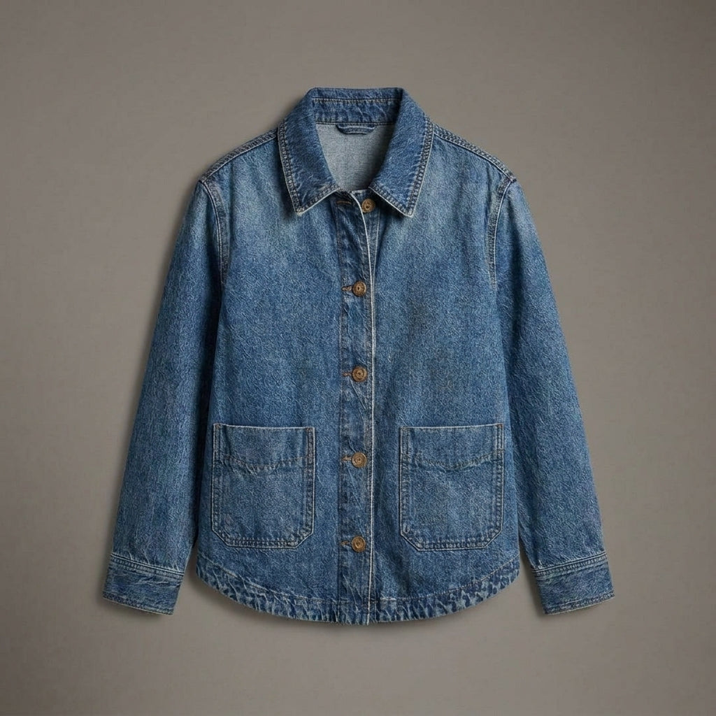 Oversized Denim Shirt Jacket