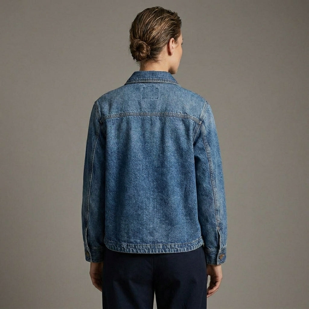 Oversized Denim Shirt Jacket