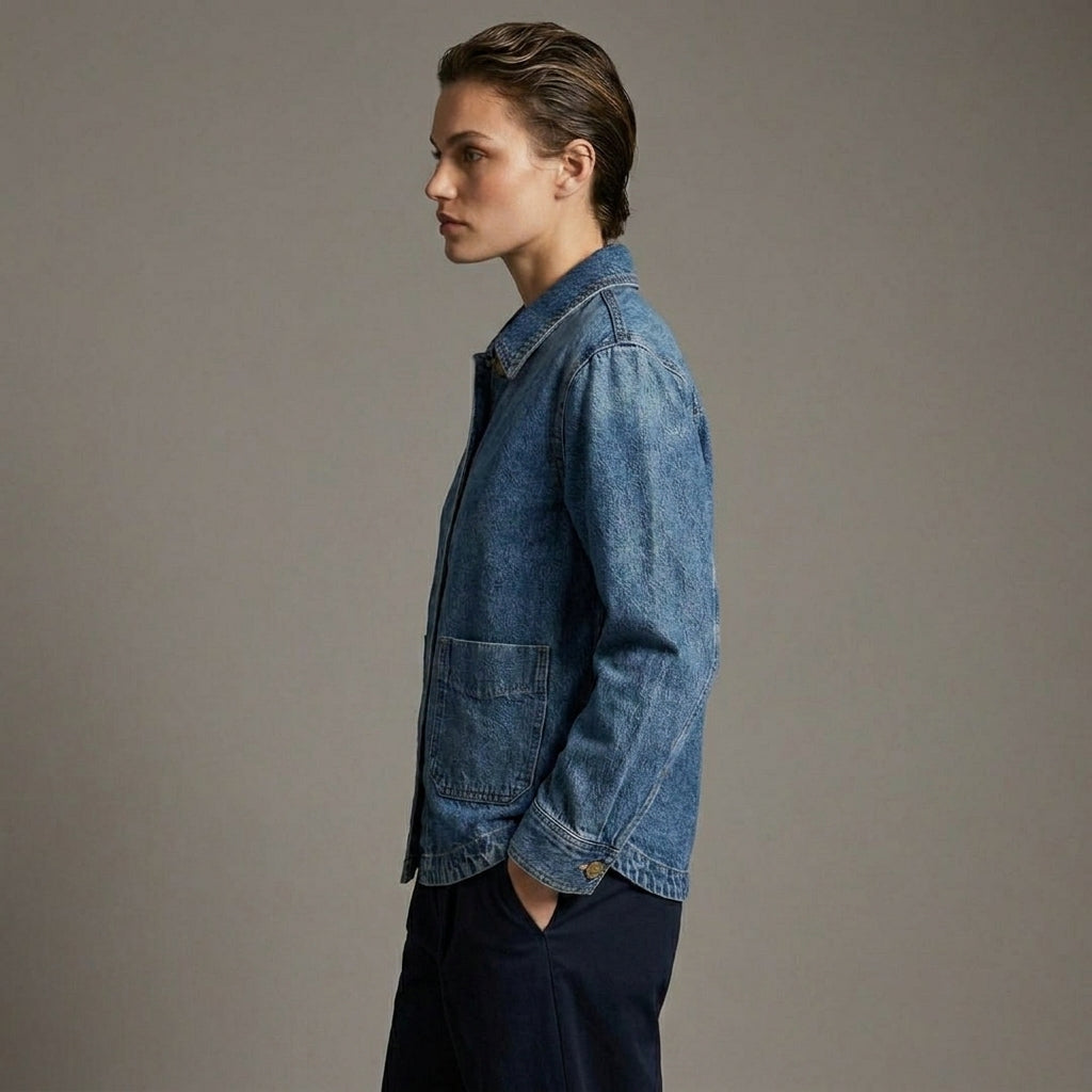 Oversized Denim Shirt Jacket