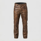 Men’s Brown Genuine Leather Pants