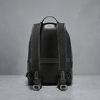 Classic Black Leather Backpack for Women
