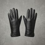 Raven Whipstitch Leather Gloves