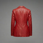 Women’s Leather Corset Blazer