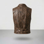 Men’s Motorcycle Leather Vest