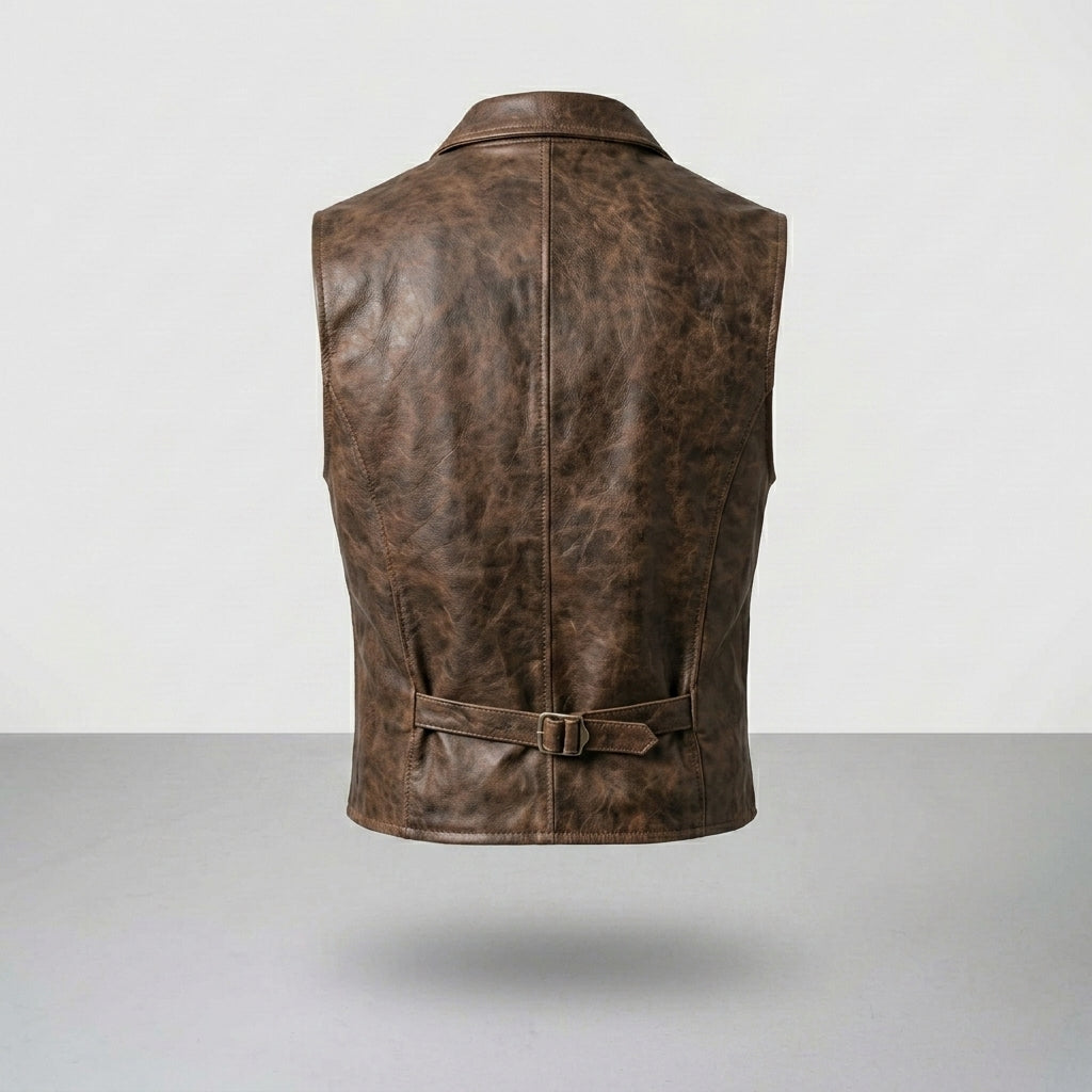 Men’s Motorcycle Leather Vest