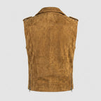 Men’s Brown Suede Western Cowboy Vest