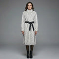 White Faux Fur Coat for Women