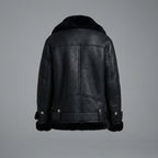 Women’s Black B-3 Shearling Aviator Jacket