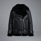 Women’s Black B-3 Shearling Aviator Jacket