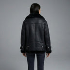 Women’s Black B-3 Shearling Aviator Jacket