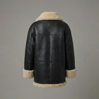 Women’s Black B3 Aviator Sheepskin RAF Shearling Jacket