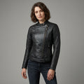 Women's Classic Black Leather Jacket
