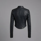 Women’s Midnight Moto Corset Leather Jacket