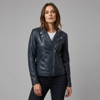 Women’s Midnight Moto Leather Biker Jacket