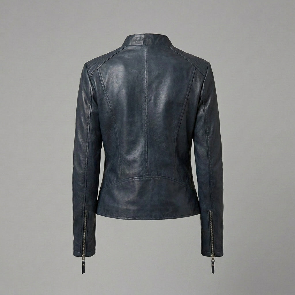 Women’s Midnight Moto Leather Biker Jacket