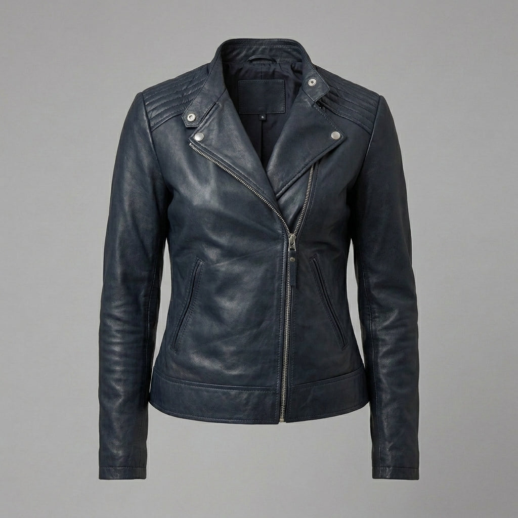 Women’s Midnight Moto Leather Biker Jacket