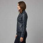 Women’s Midnight Moto Leather Biker Jacket