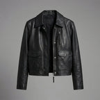 Women’s Premium Black Leather Motorcycle Biker Jacket