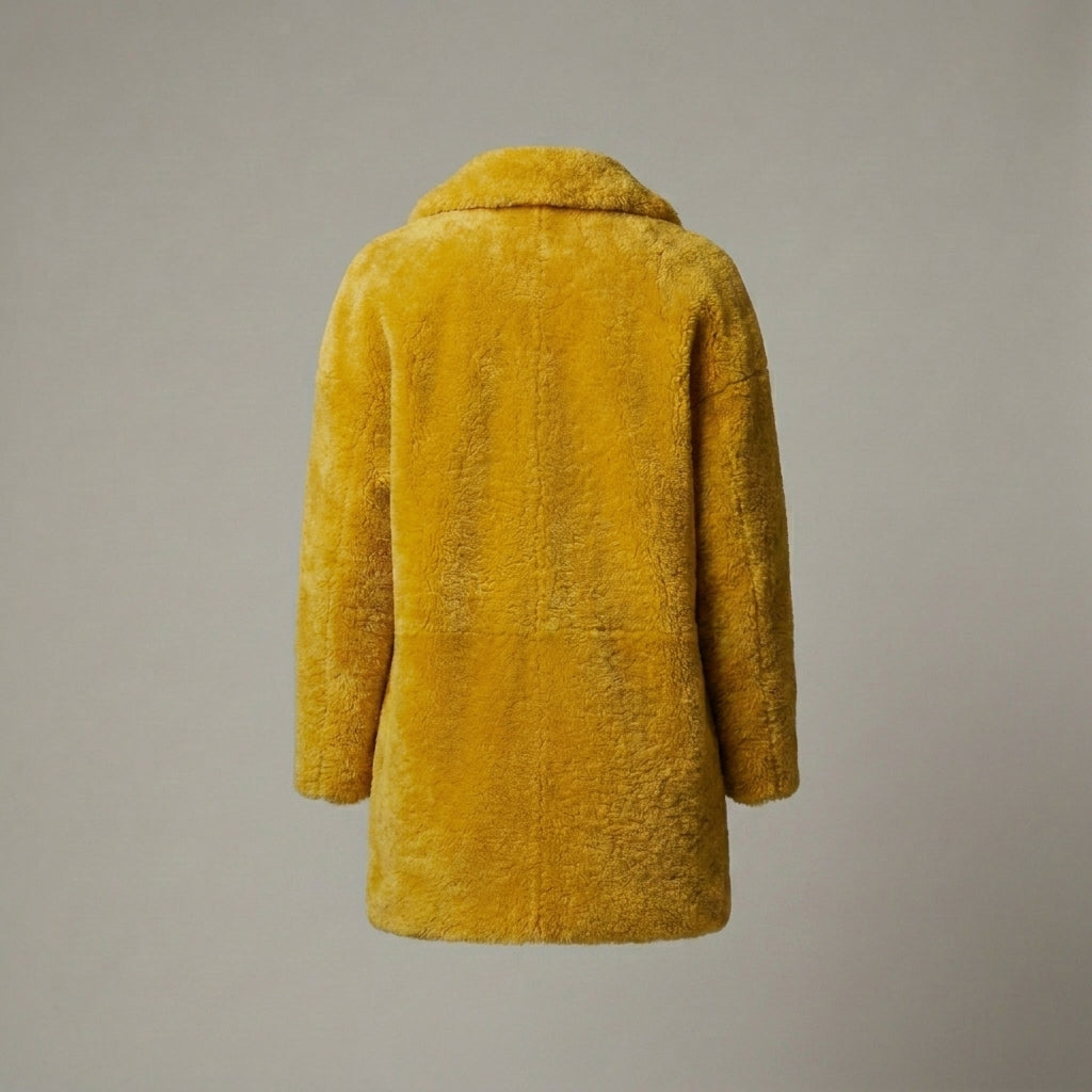 Women’s Premium Shearling Fur Winter Coat