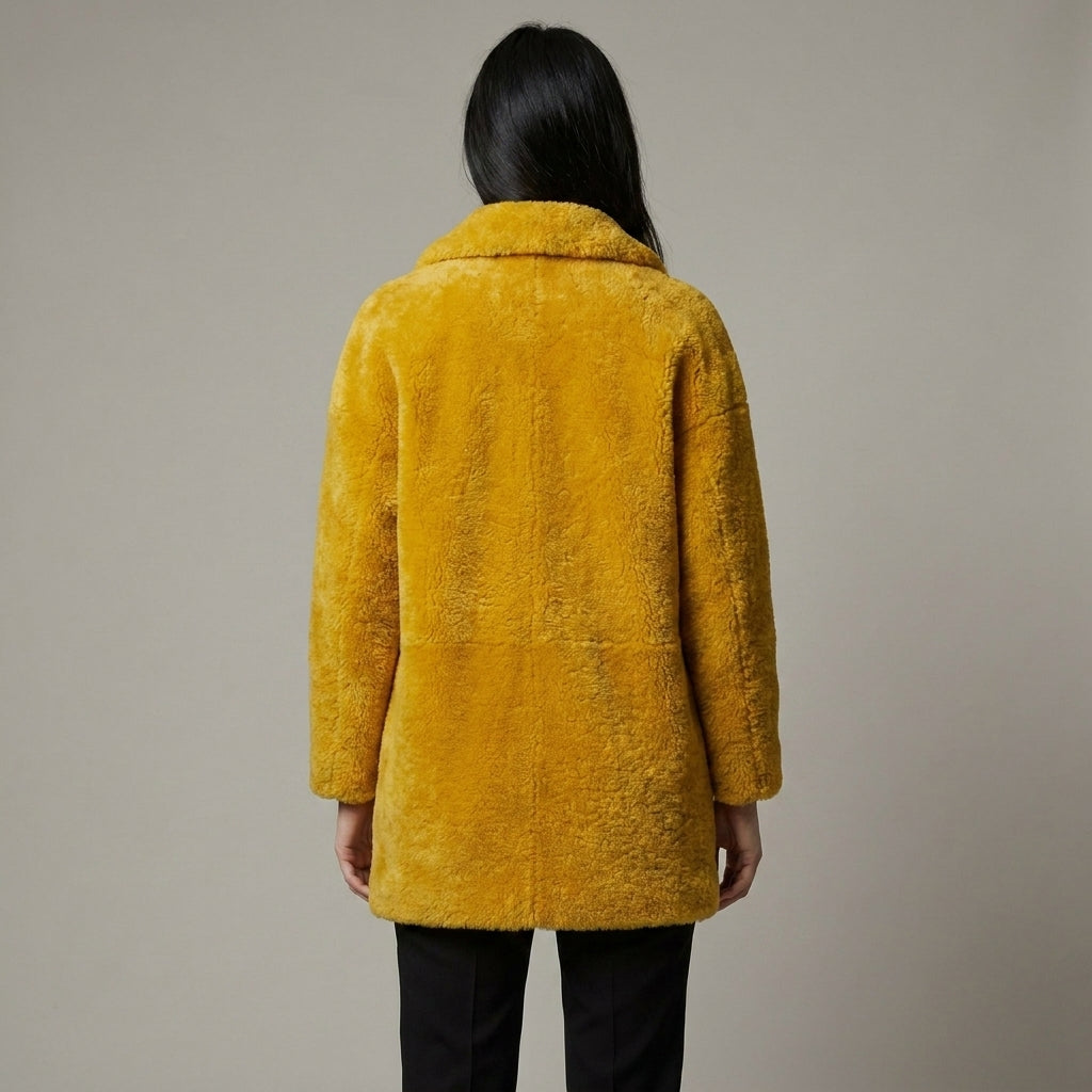 Women’s Premium Shearling Fur Winter Coat