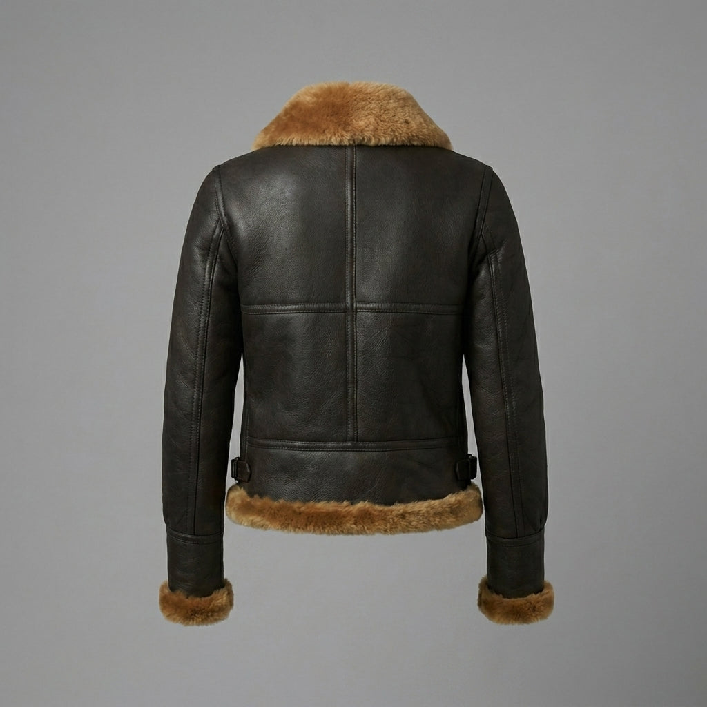 Women’s RAF B3 Aviator Shearling Bomber Jacket