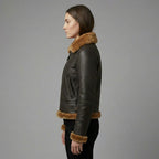 Women’s RAF B3 Aviator Shearling Bomber Jacket