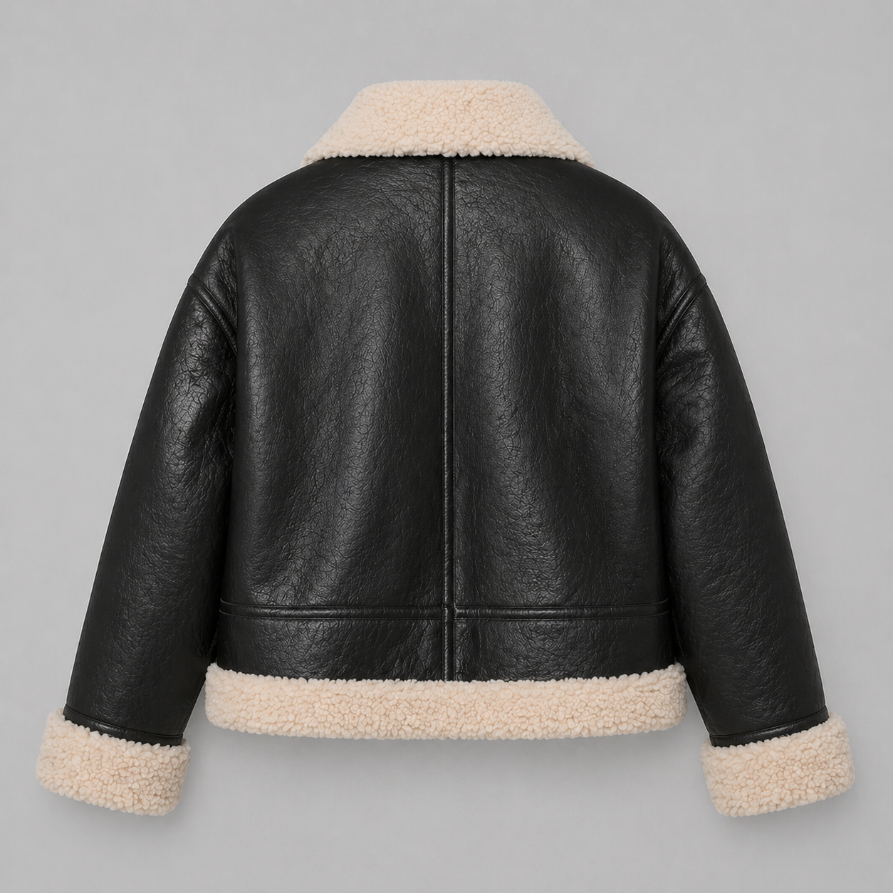 Women’s RAF B3 Shearling Aviator Bomber Leather Jacket