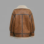 Women’s RAF B3 Shearling Aviator Leather Jacket