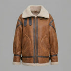 Women’s RAF B3 Shearling Aviator Leather Jacket