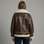 Women’s RAF B3 Shearling Aviator Leather Jacket