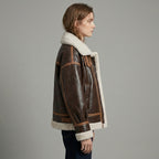 Women’s RAF B3 Shearling Aviator Leather Jacket
