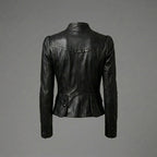Women's Soft Lambskin Leather Blazer Jacket