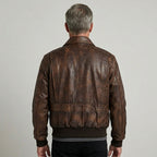 Men’s Aviator Brown WWII Flying Bomber Jacket