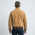 A-2 Flight Gentleman Pilot Suede Bomber Jacket – Vintage Aviator Style