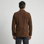 Men’s Suede Blazer Jacket – Genuine Luxury Casual Coat